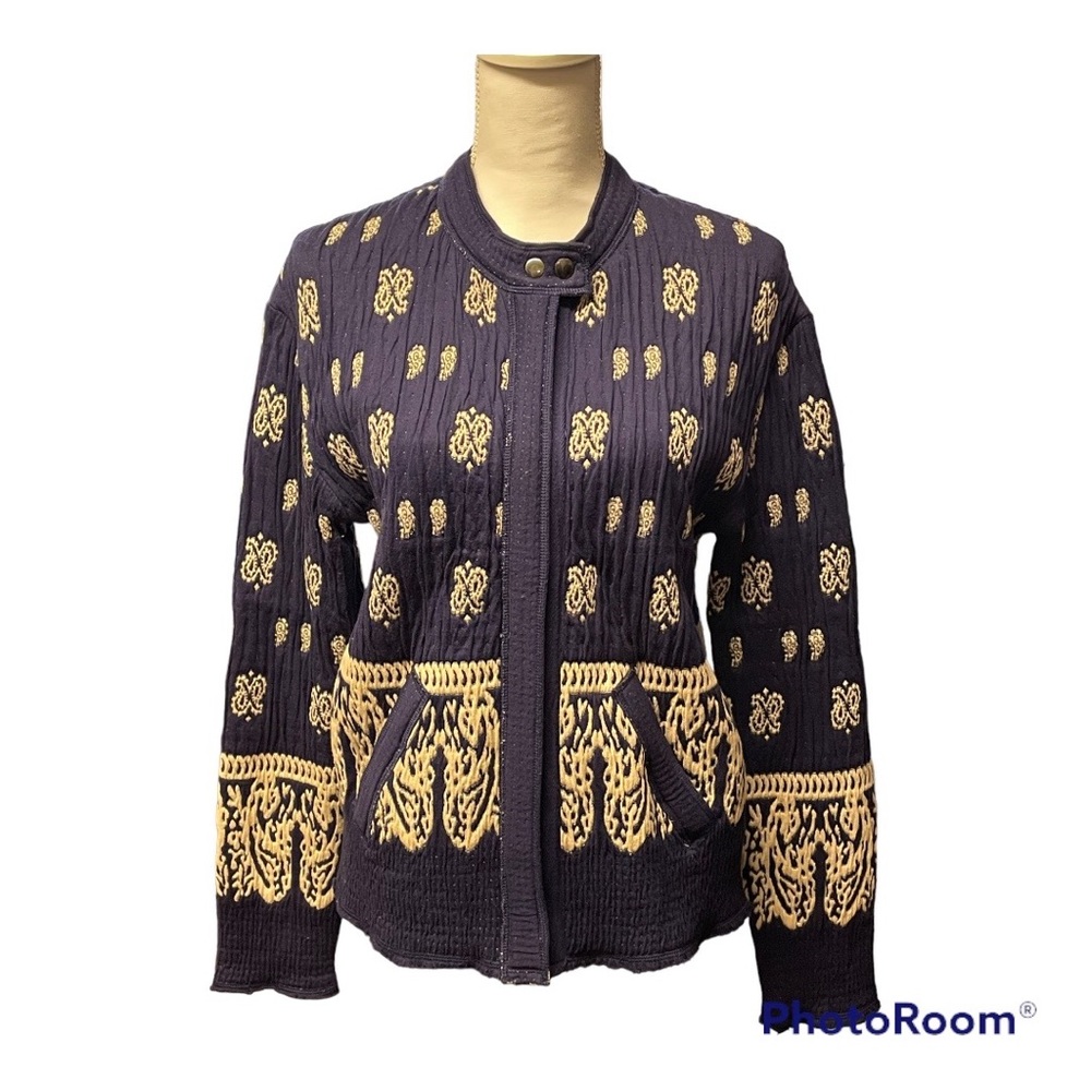 Free People Riviera Repeat Quilted Jacket Size 8
